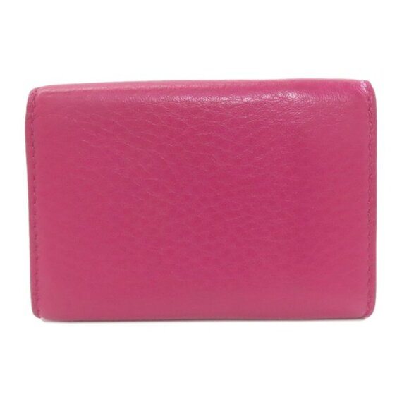 Balenciaga Logo Trifold Wallet Bifold Leather - Picture 2 of 15